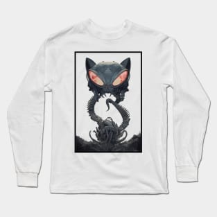 Robot evil cat Long Sleeve T-Shirt